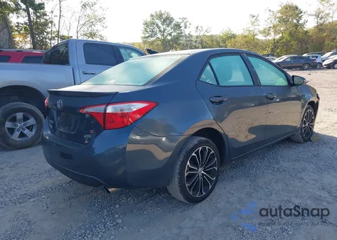 2016 Toyota Corolla S Plus из США, поврежденный, VIN 2T1BURHE4GC496843